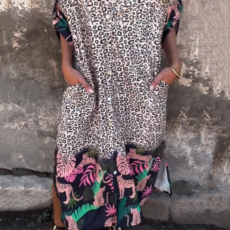 SKYLA – LEOPARD MAXI DRESS