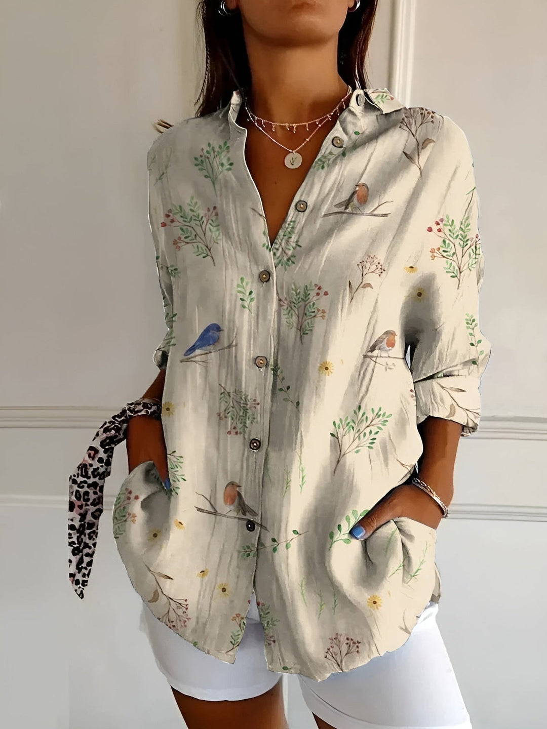 Ysara - Casual Printed Blouse